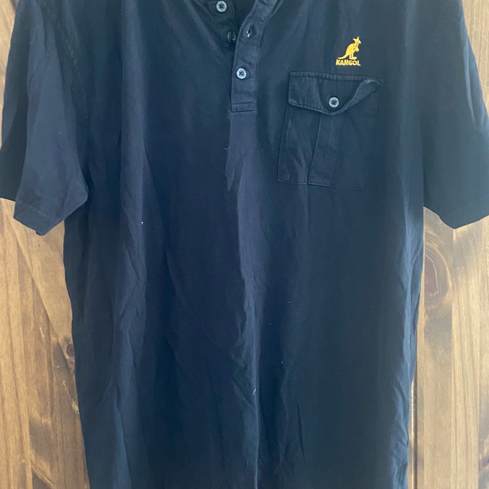 Kangol Men's Polo Shirt with Gold Logo